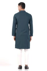 Men Premium Panjabi (Green)